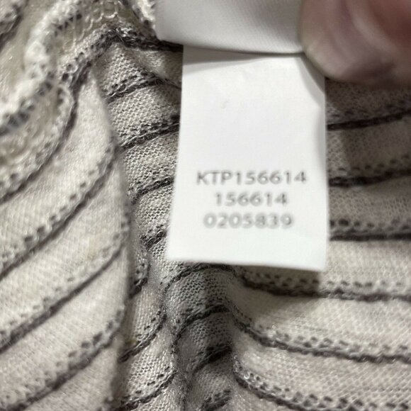 Pure Jill Womens Striped Linen Modal Poncho Top 3X - Picture 8 of 9